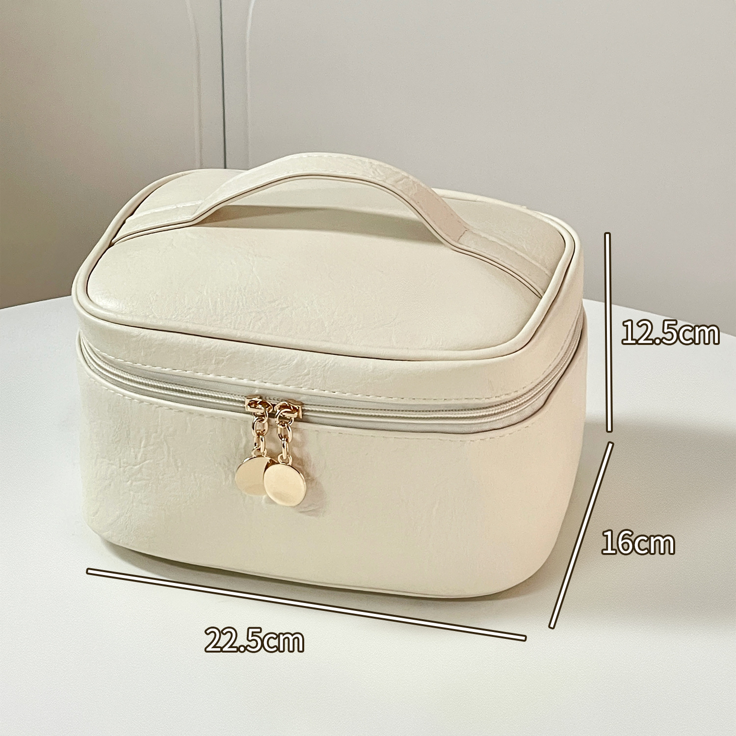 2025 nueva bolsa de cosméticos bolsa de almacenamiento de estilo retro de gran capacidad bolsa de almacenamiento impermeable bolsa de lavado de viaje portátil avanzada