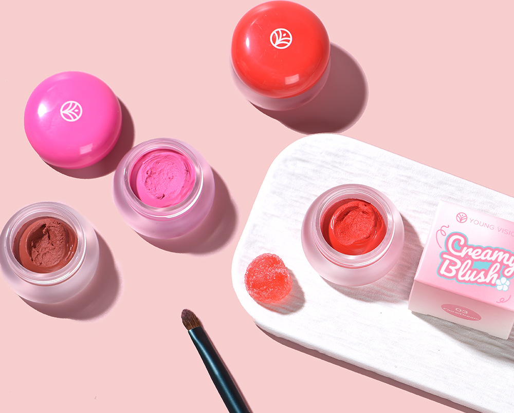 YOUNG VISION 6-color Mousse Blush Clay Nude Natural and Delicate Color Display matte Velvet Blush undefined
