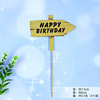 Baking cake decoration Crown Card Plug -in Plug -in Plug -in Birthday Cake Sweet Table Decoration