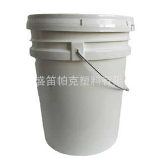 美式塑料桶水处理剂桶棒球桶盖可重复使用18L