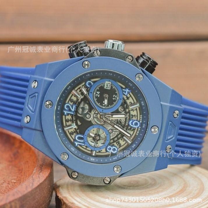 2026 New Model Wholesale Men's High-Quality Silicone Strap Fashion Casual Heng Brand Quartz Men's Watch Dropshipping