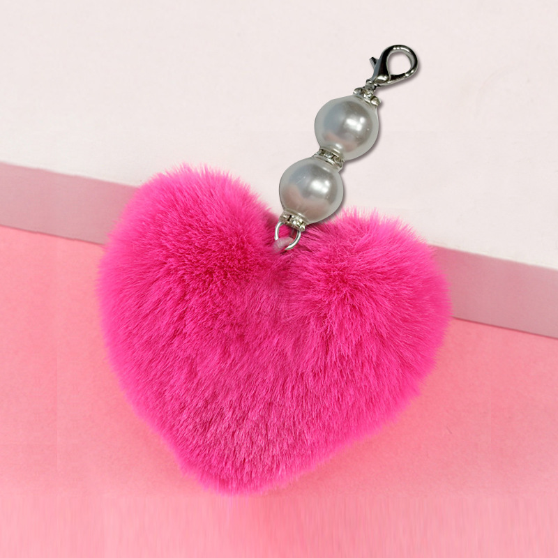 Colgante de Mochila con Pompones y Perlas Poliéster para Mochila image 22
