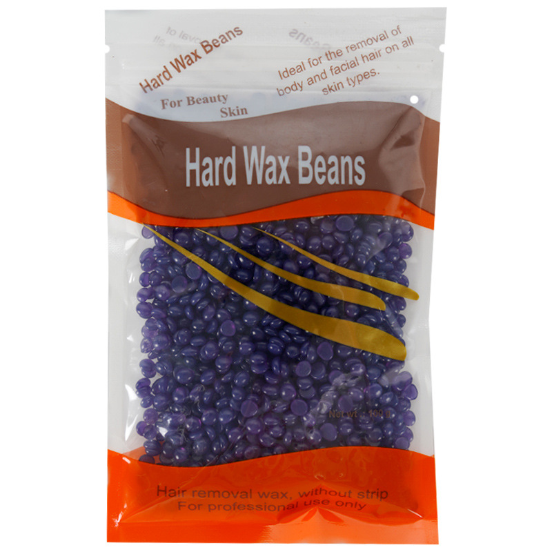 100g depilación cera de abeja sin papel tabletas de terapia de cera sólida 10 Selección de sabor crema depilación cera caliente cera dura frijoles