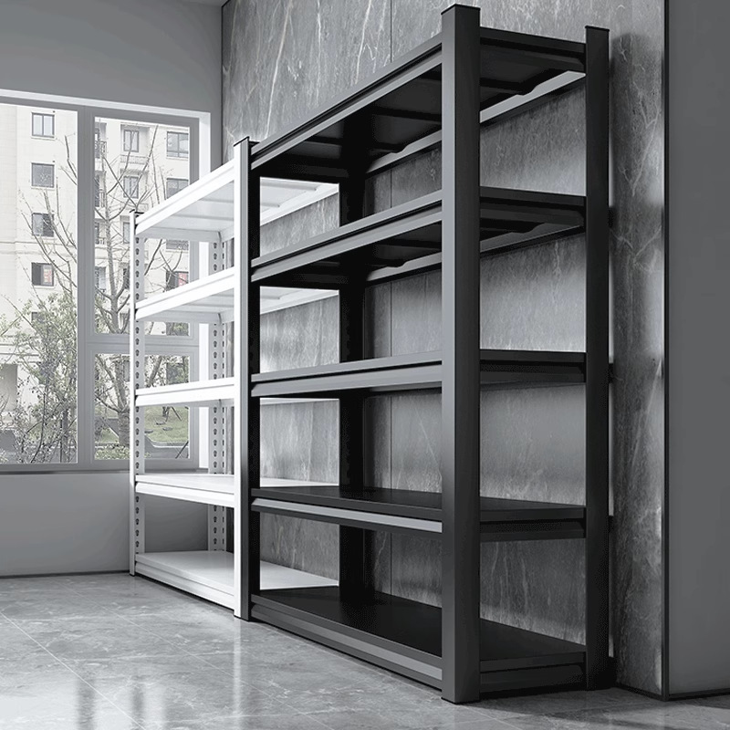 Household Storage Rack Multi-Layer Floor-Standing Supermarket Warehouse Iron Shelf Balcony Storage Rack Angle Steel Storage Display Rack Household Storage Rack Multi-Layer Floor-Standing Supermarket Warehouse Iron Shelf Balcony Storage Rack Angle Steel Storage Display Rack