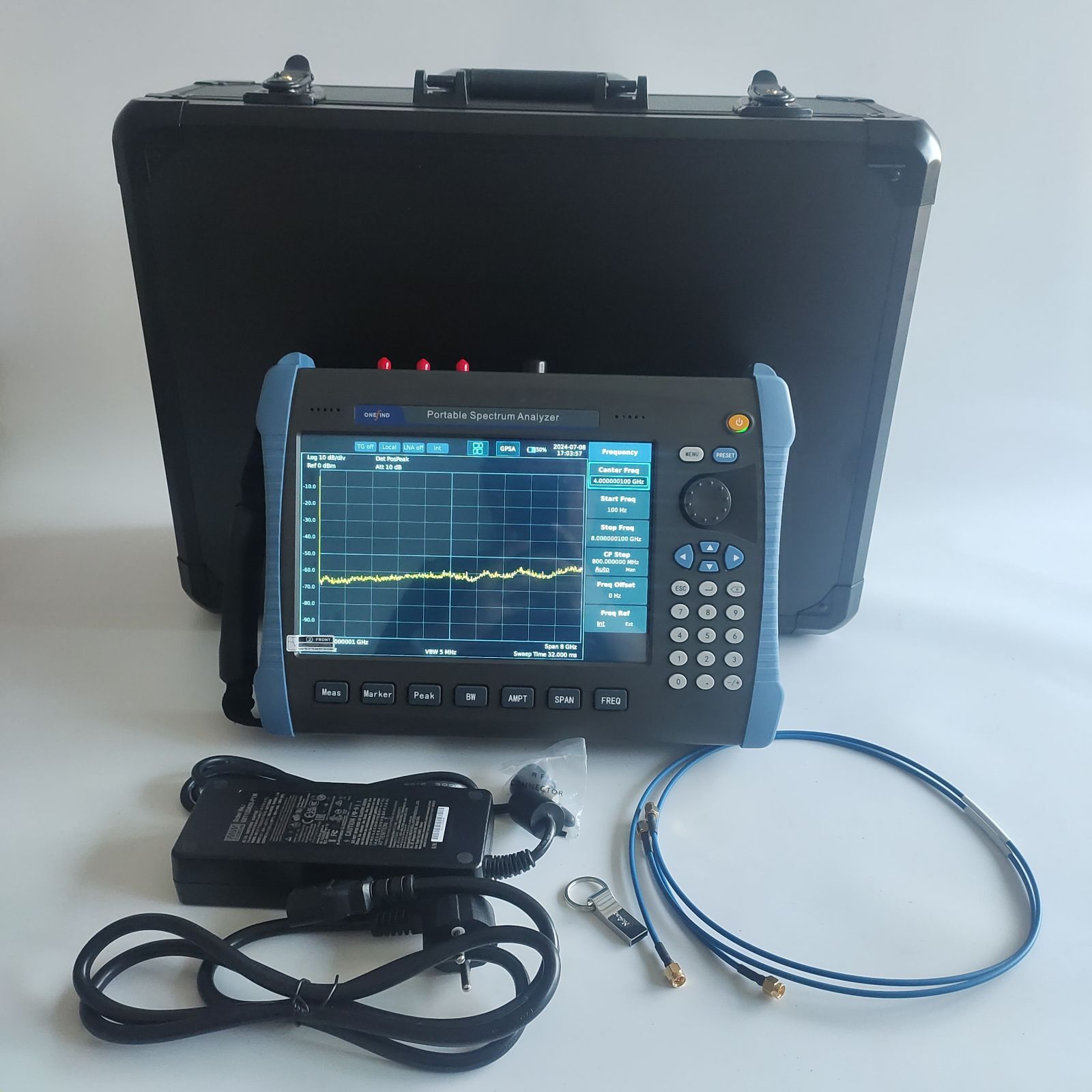 PSA080Ƶ�׷��������ڷ����Ͳ����ź�Ƶ����8G spectrum analyzer