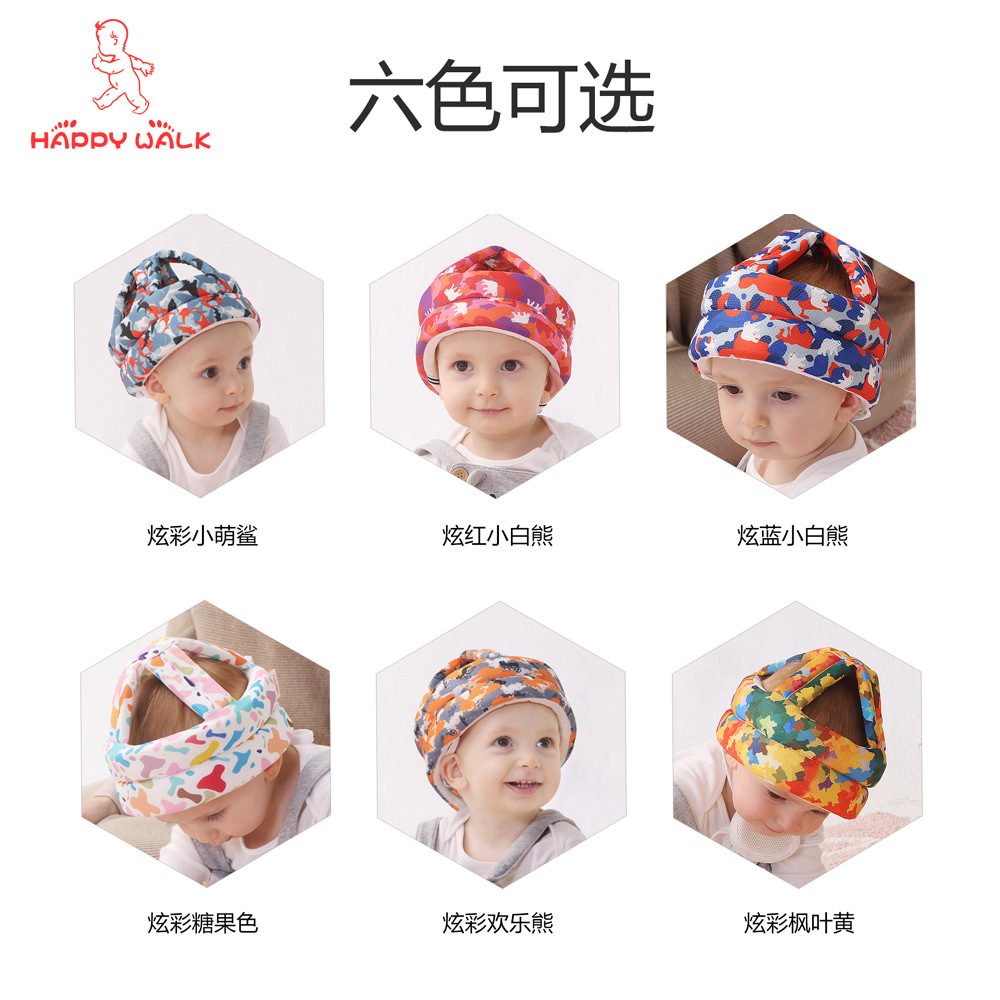 Bebé anti-caída almohadilla de protección para la cabeza bebé aprendiendo a caminar niños niño tapa de protección para la cabeza anti-colisión trasera caída de protección almohada