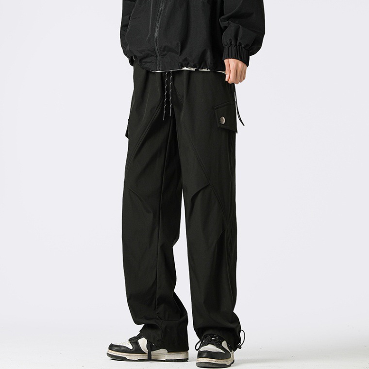 Otoño y invierno explosión de terciopelo más grueso para hombres herramientas de ocio de moda de pantalones deportivos elásticos sueltos de moda para hombres