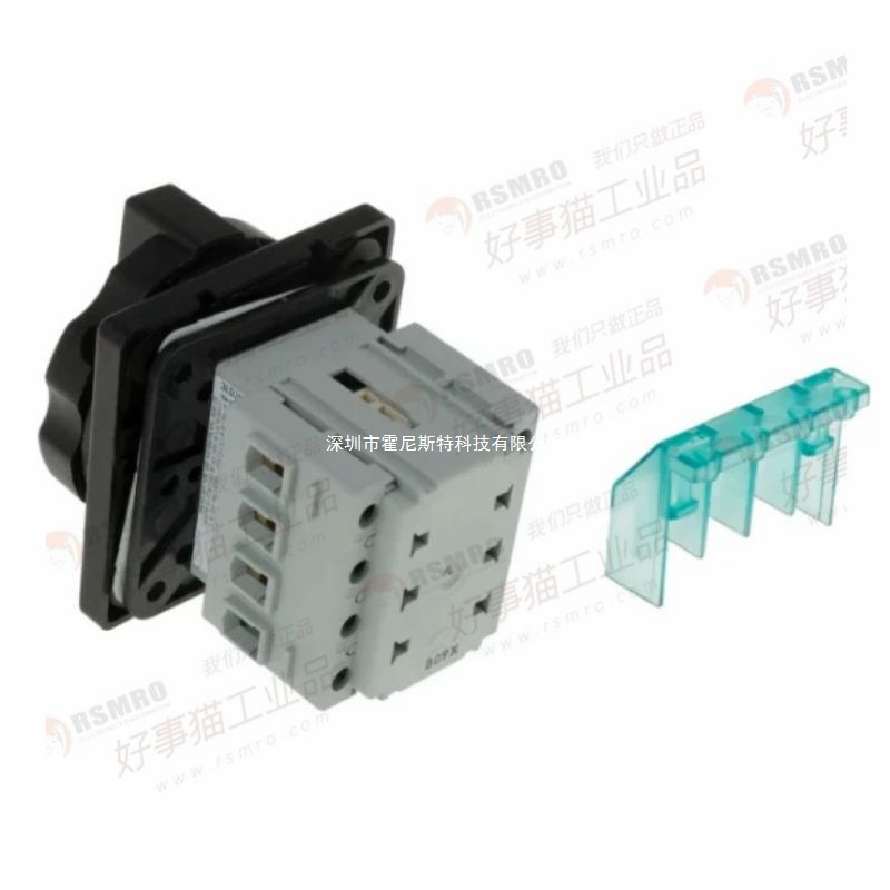 负荷3极,16A/7.5KW隔离开关3LD2003-0,黑色TK51西门子手柄4孔安装