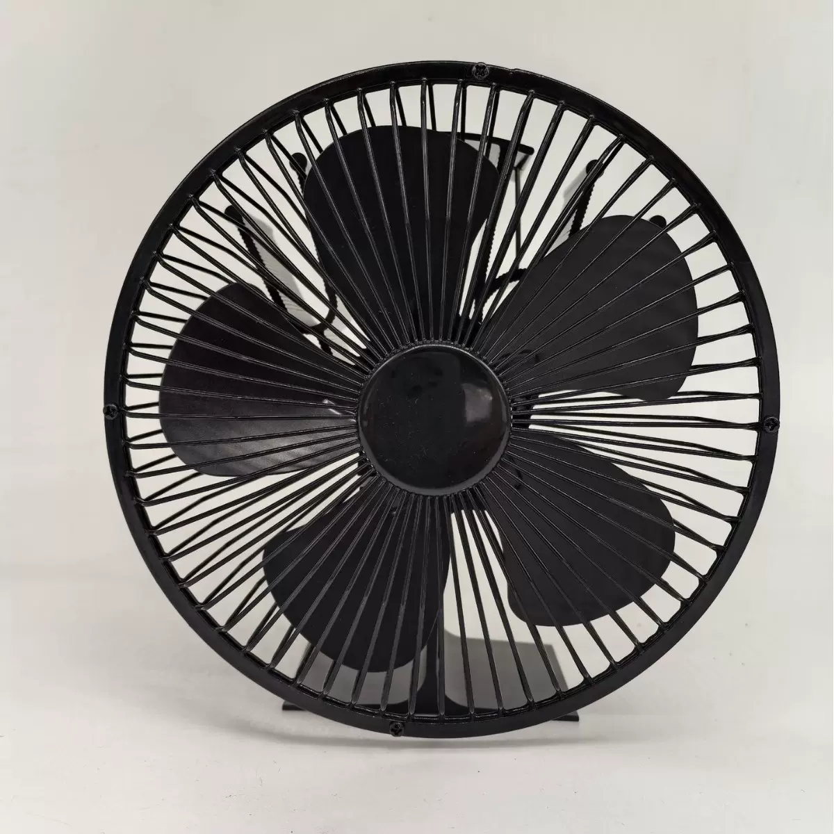 杭州厂家热动力壁炉风扇自启动五叶生态壁炉黑色木取暖器