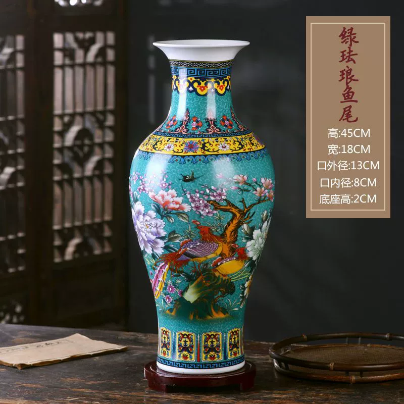 Керамическая вазочка из Jingdezhen для декора интерьера гостиная цветочная аранжировка китайские домашние аксессуары гидропоника ремесло украшения крупная ваза орхидея