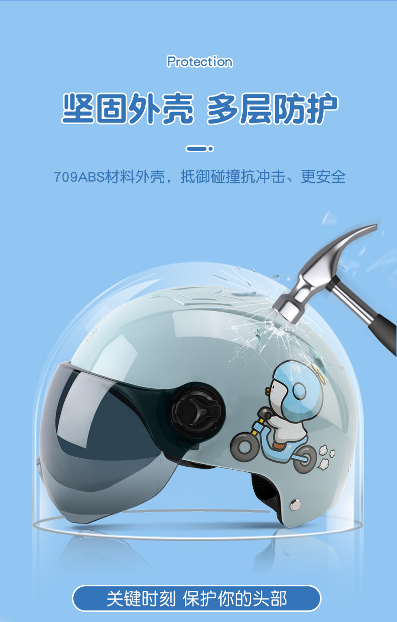 New National Standard 3C Certified Electric Motorcycle Helmet Men Women Half Helmet
