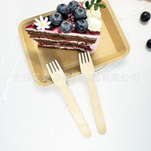 160毫米B级一次性环保桦木叉-可生物降解食品级耐热