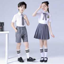 儿童演出服中小学生大合唱服装校服诗歌朗诵表演运动会开幕式班服