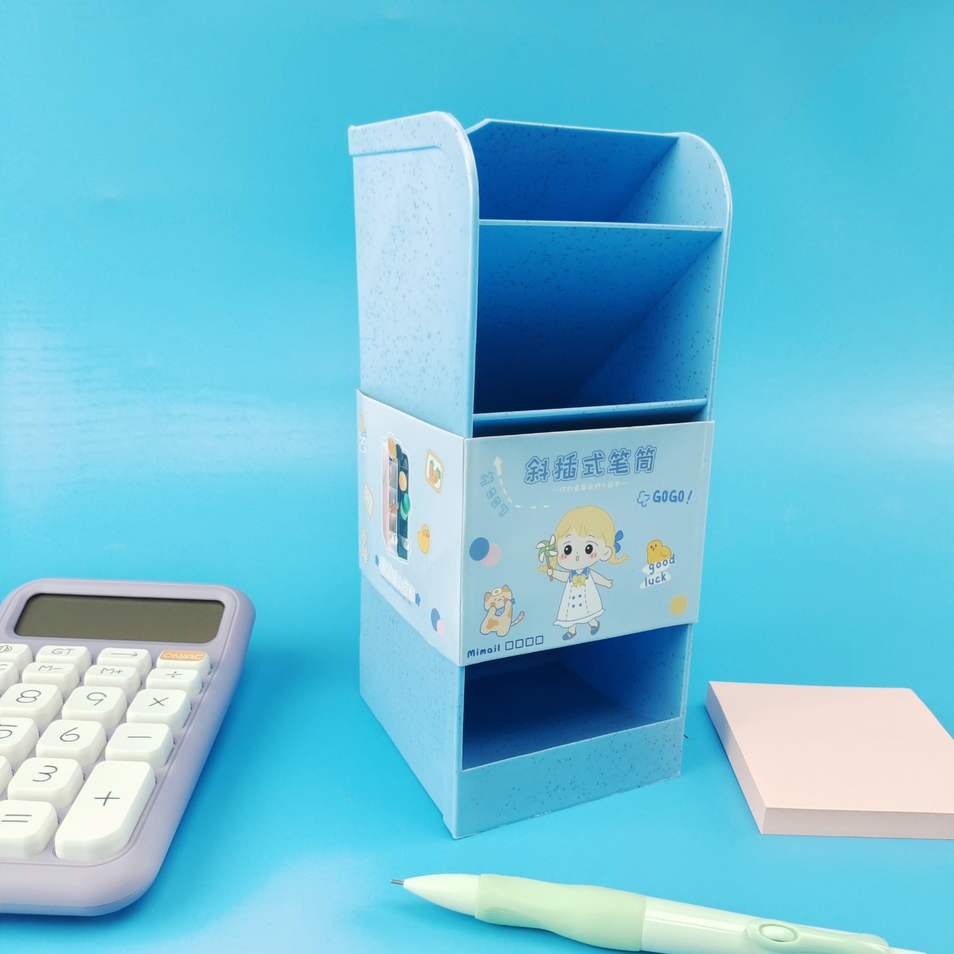 마카롱 블루 21*9*8.3cm (라벨이 없는 대형 사이즈)