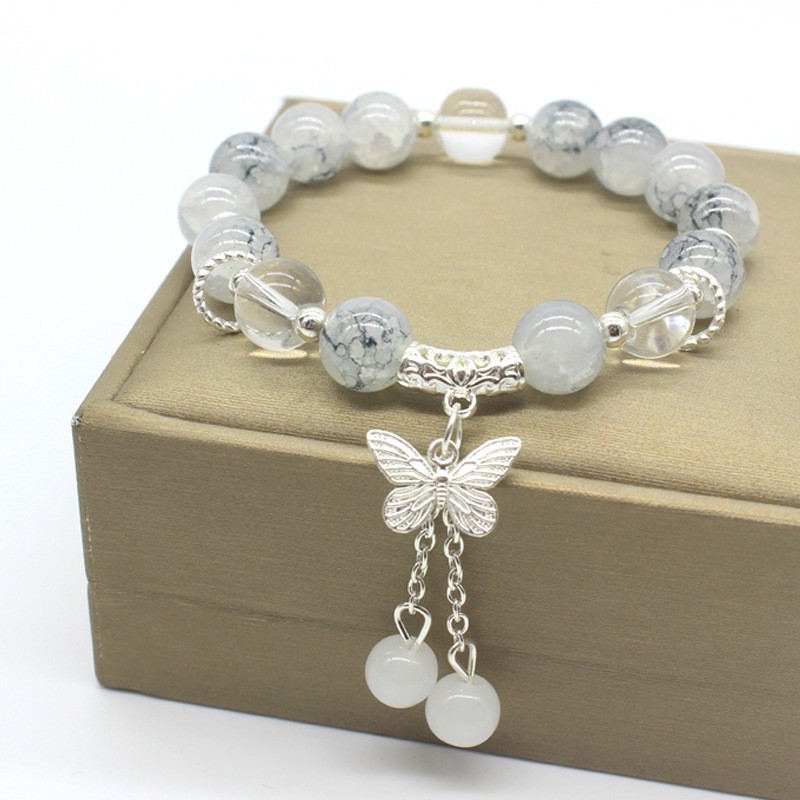 10mm 옥 브로큰 나비-라이트 그레이