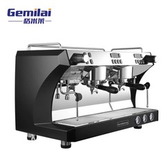 Gemile CRM3120C/3211A 業務用コーヒーマシン ダブルヘッド イタリア製 半自動 マルチボイラー ロータリーポンプ
