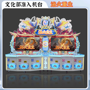 Cultural Department Access Machine Fishing Game Machine Lottery Machine Arcade Coin Game Machine Tiger and Crane Dual Shape 8 Player