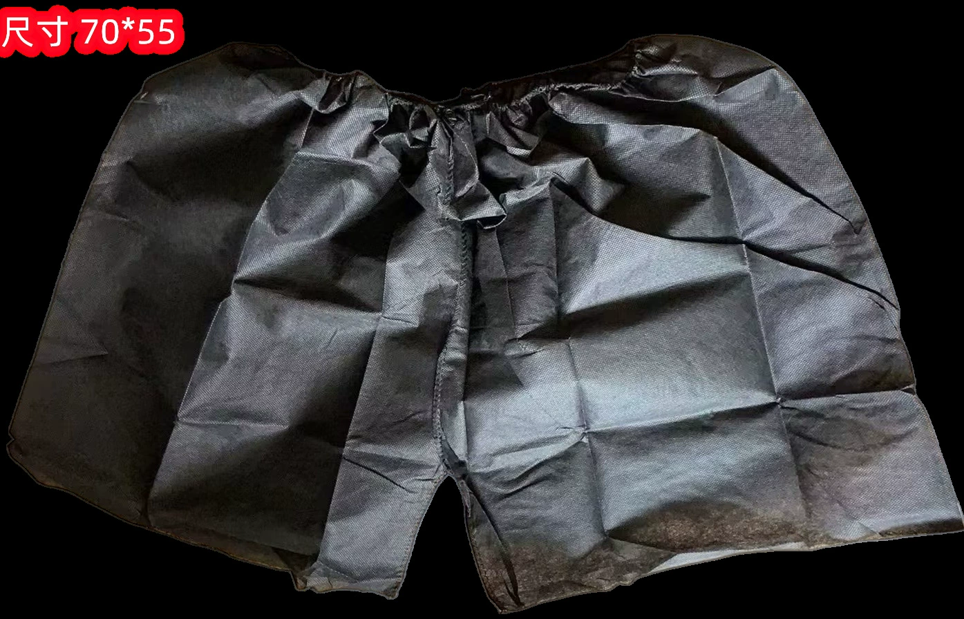 Disposable Non‑Woven Salon Shorts, Thickened Plus Size, Single‑Use Beauty Trousers