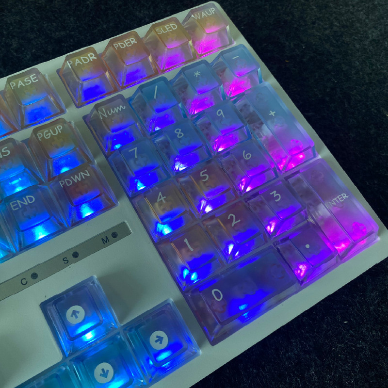 虹霭键帽热升华PC原厂高度客制化机械键盘DIY键帽119键小全套|undefined