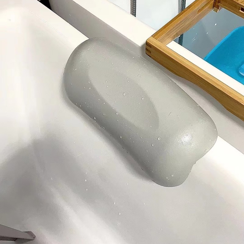 Almohada de Baño Impermeable con Ventosa para Bañera, Hotel, Ducha, Reposacabezas de SPA, Almohada para Asiento de Inodoro, Nuevo Modelo para Uso Doméstico