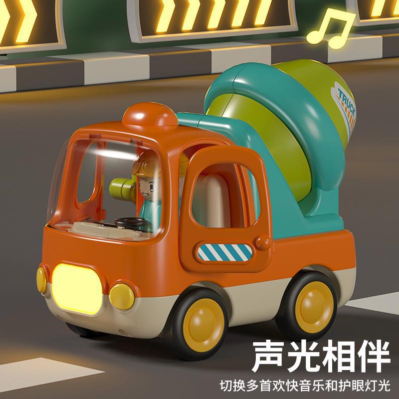 Juguetes de automóviles para niños, juguetes de dibujos animados, automóviles de inercia para niños, juguetes de ingeniería para niños