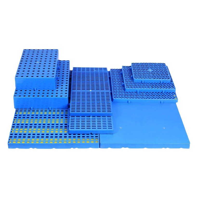 Влагостойкий пластиковый коврик с сеткой, плоский вилочный погрузчик, можно сращивать, логистический коврик, складская влагостойкая доска, пластиковый поддон