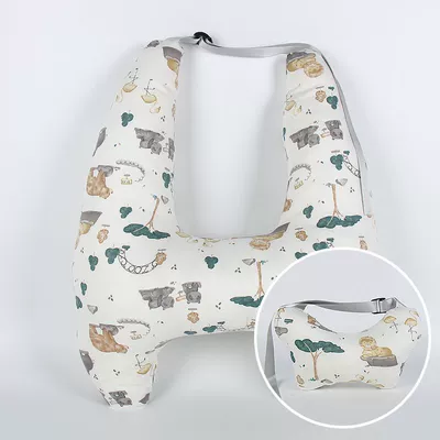 sleeping in the back seat, anti-neck, Headrest - panda-paradise-neck-pillow-set-upgraded-to-2nd-generationu-shaped-support-independent-inner-liner