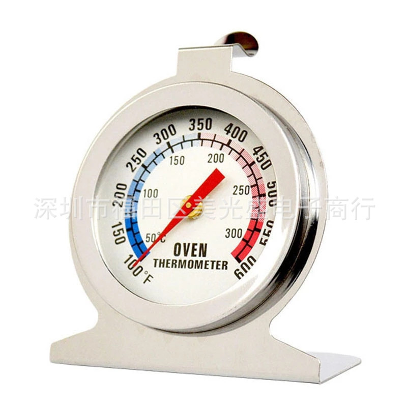 烘焙耐高温不锈钢烤箱温度计烧烤烤炉座式焗炉指针温度计50-300℃