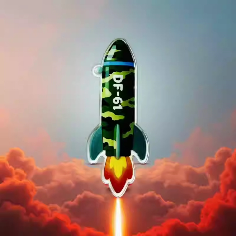 Prosperidad y prosperidad-Dongfeng 5C bolsas acrílicas colgantes conmemorativos alcance de golpe cubre el mundo de alto valor de alta calidad