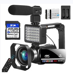 新しい国境を越えた英語製品4k hdデジタルカメラは48mpマイク付きタッチパネル4kwifiに適している