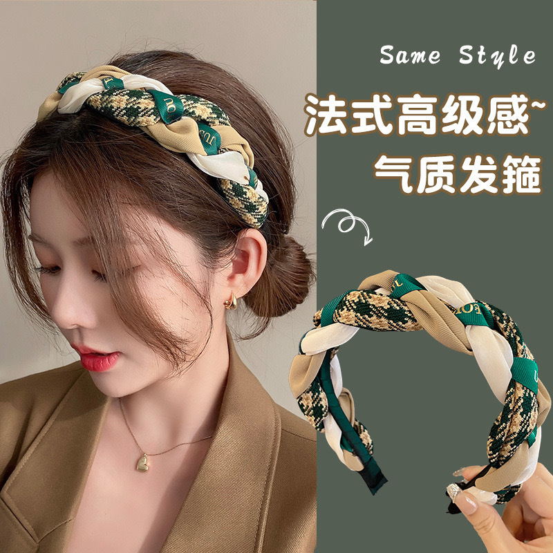 2024 new high-grade headband women‘s bow high skull top fashion all-match internet celebrity hair accessories women‘s headband wholesale