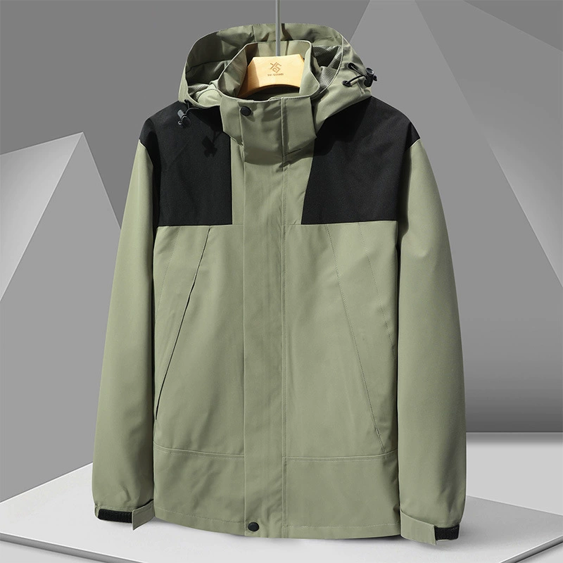 2023 весна и осень новая куртка для мужчин и женщин на открытом воздухе одежда тонкая однотонная водонепроницаемая куртка для пар альпинистская одежда