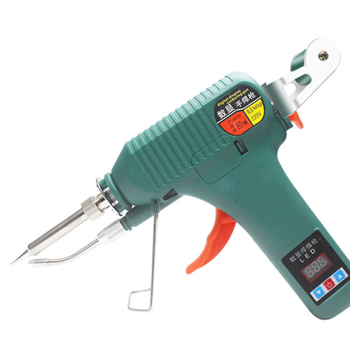 Welding Bao cross-border thermal digital display manual soldering gun high-power handheld automatic tin delivery welding gun 80W soldering iron