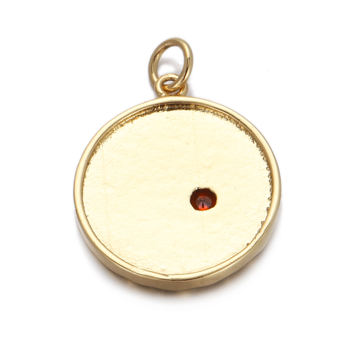 4g Weight Pendant Jewelry Making Type Gold Plated Plating Material Zircon Inlay Material 1 Piece Quantity Holiday, Daily Occasion Copper Material Geometric, Star, Moon Pattern Women's Gender Enamel Design Simple Style Style 1 Piece Copper Zircon Gold Plated Geometric Star Moon Pendant 18