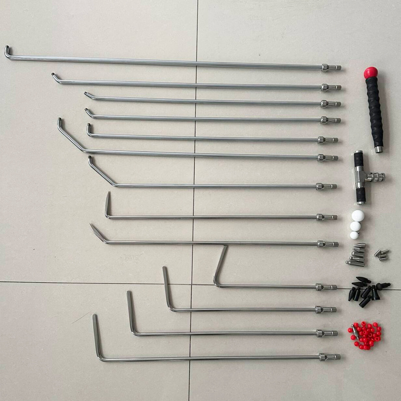 汽车凹陷修复 13件套快拆钩子套装凹坑钣金可换把手换头顶杠工具