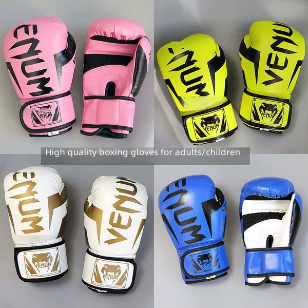 Boxing Gloves Adult Professional Training Boxing Gloves Men's and Women's Sanda Sandbags Fighting Gloves Muay Thai Fighting Children's Boxing Gloves