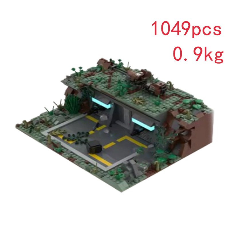 Cross-border Hot-selling In-stock MOC-54447 Small-piece Assembly Building Block Toy Castle Base Educaal Model_voghion.com