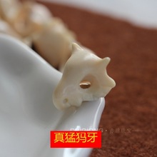 天然猛犸象牙小雕刻件 卡拉 面具 小配饰 吊坠 手工散珠子