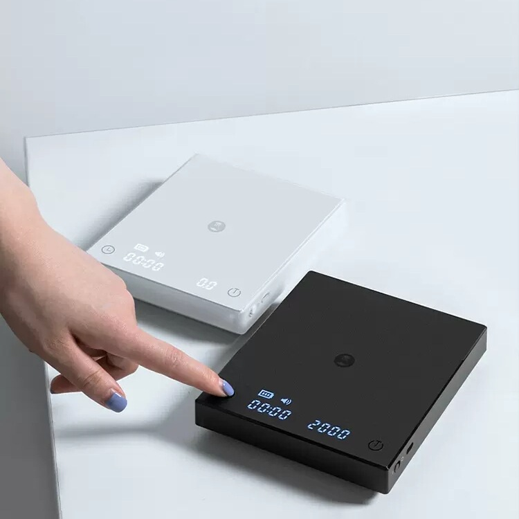 Black Mirror Basic 2 Coffee Digital Scale Italian Hand-Brewed Coffee Scale Home Coffee Bean Weighing Timer