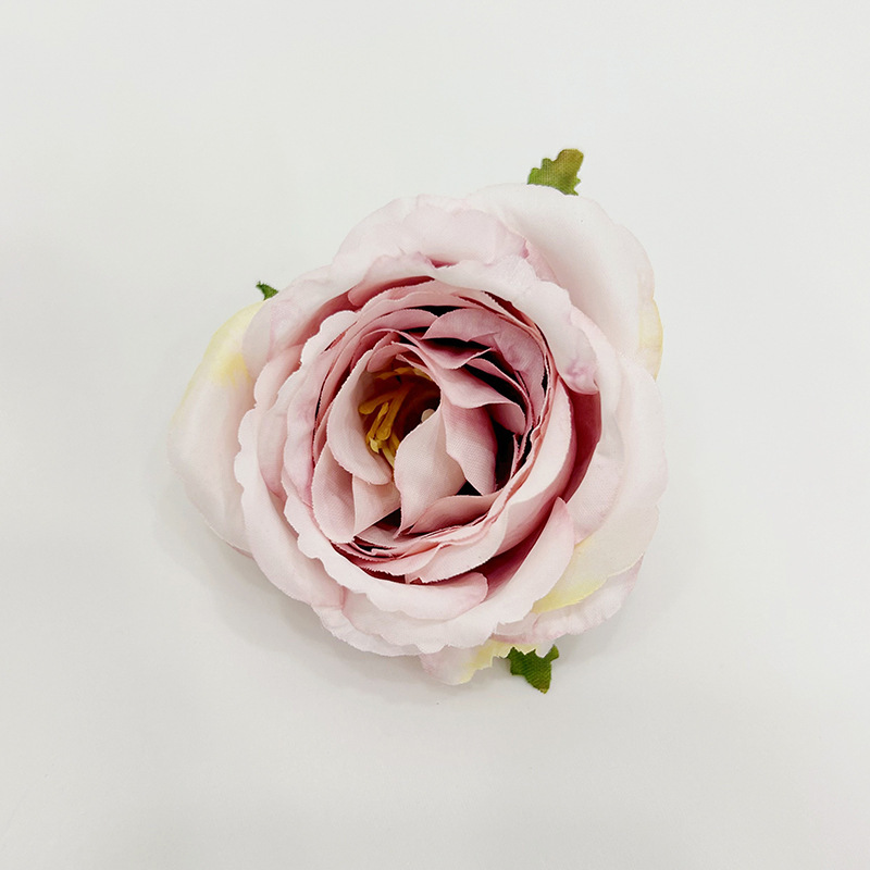 造花、レトロなバラの花頭、シルクフラワー、手作りのヘアピンアクセサリー、外国貿易シルクフラワー、クロスボーダー小さなバラの造花|undefined