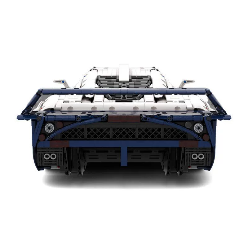 (Cross-border trading), constructor, supercar, car model, white toy, scale 1:8