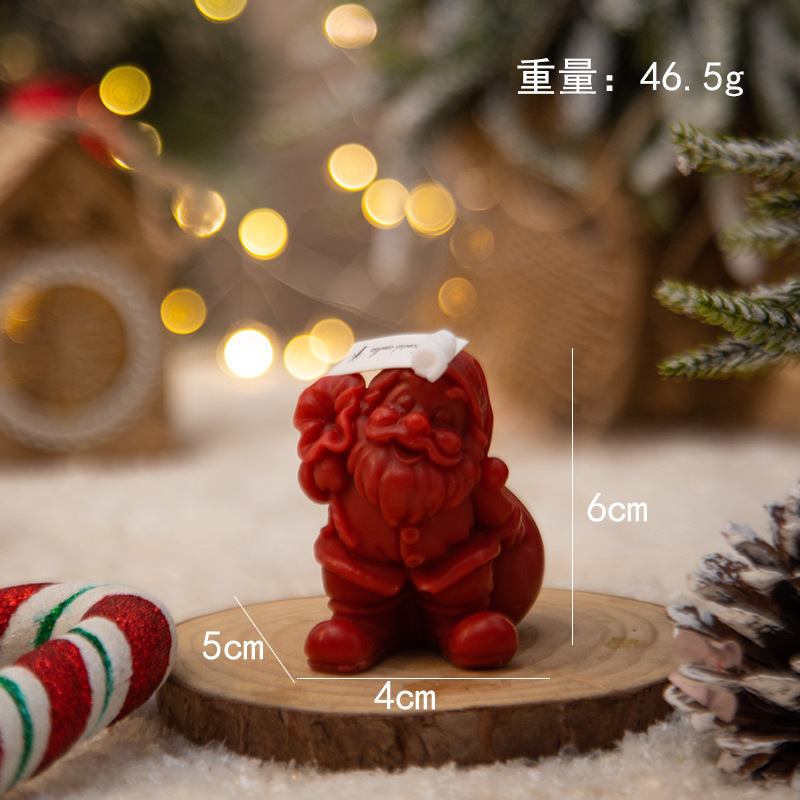 クリスマスシリーズサンタクロース香薫ろうそくins飾りプレゼント|undefined