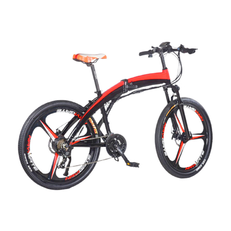 Small Folding Electric Assist Bike, Mountain Folding Electric Assist Bike, Mid-Drive Electric Assist Bicycle Small Folding Electric Assist Bike, Mountain Folding Electric Assist Bike, Mid-Drive Electric Assist Bicycle