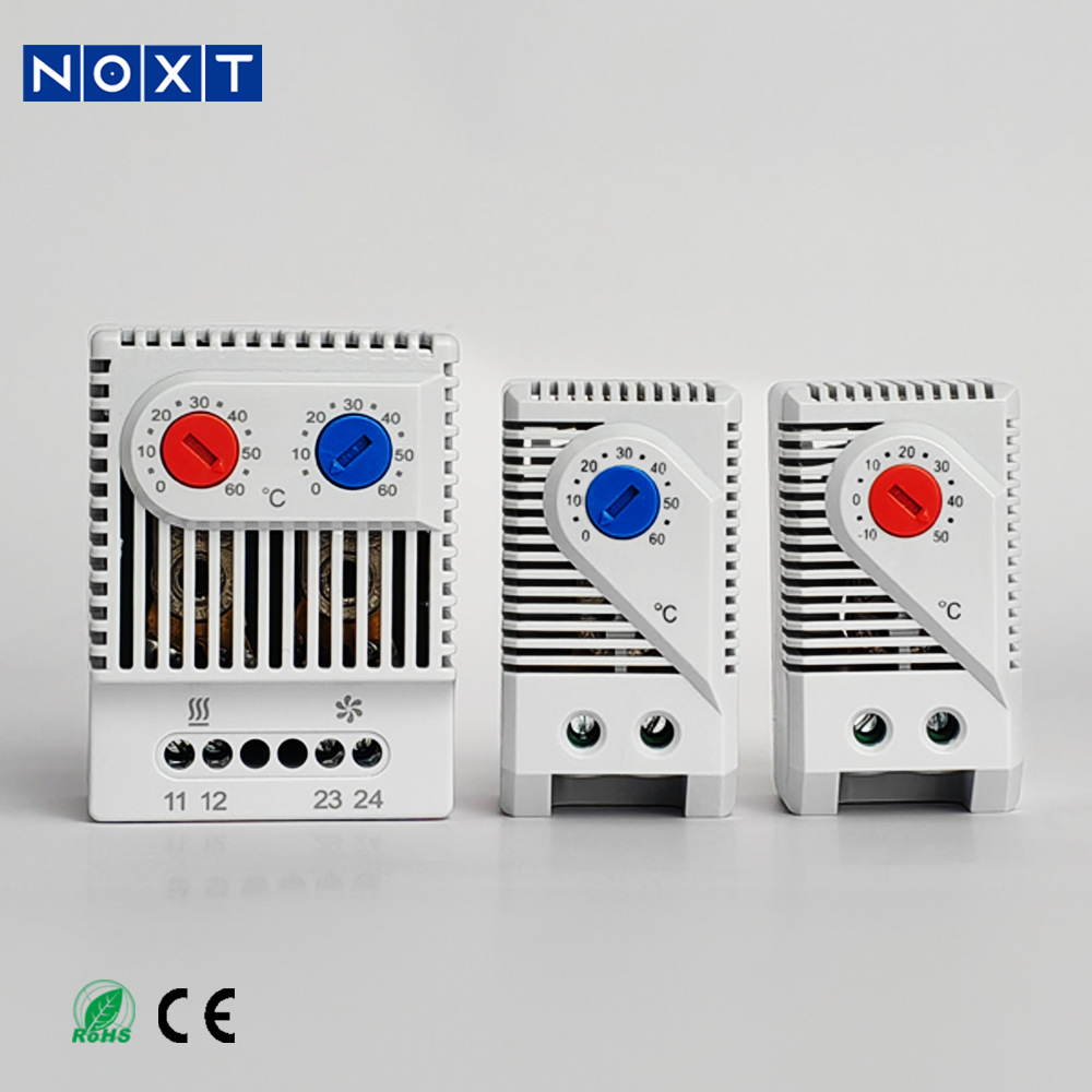 NOXT现货配电箱单控双控自动恒温器低压柜加热散热机械式温控器