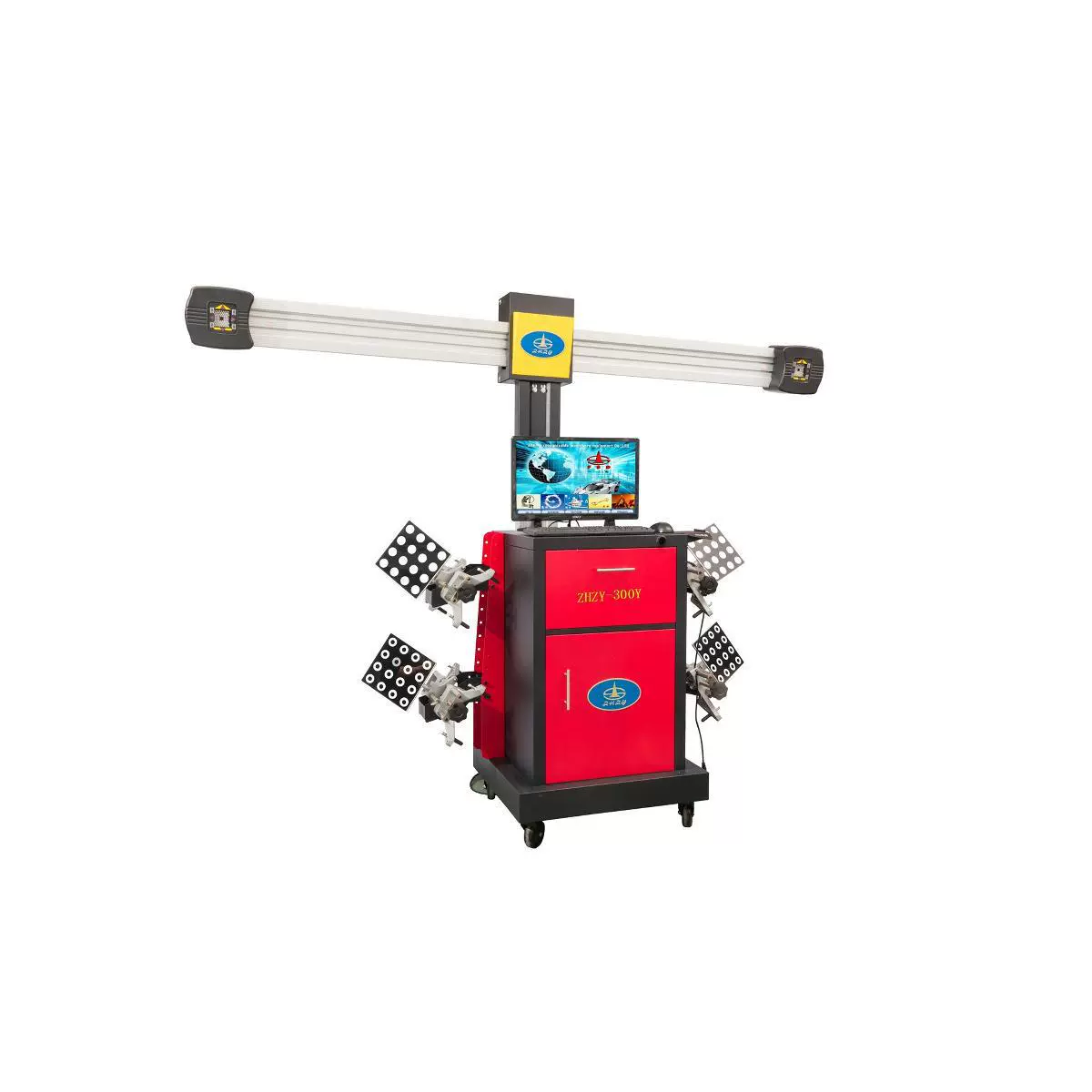 Завод источников Guangdong Zhuhai производит Fusida Battle Eagle FSD-300Y тип 3D автомобильный четырехколесный локатор