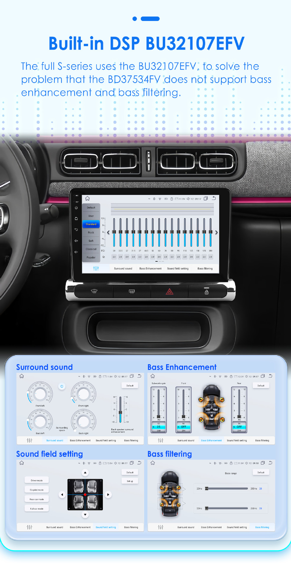 9 inch is suitable for 17-23 Citroen C3 Android intelligent large screen car reversing image navigator all-in-one machine