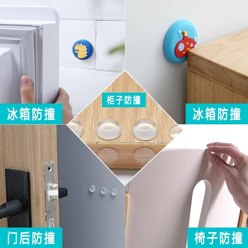 透明衝突防止ゴム粒子家具キャビネットドアと窓滑り止めマット緩衝サイレンサーミュート衝突防止ステッカー衝突防止パッドゴムパッド|undefined