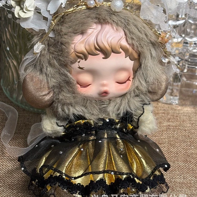 (DollPANDA) POP MART SKULLPANDA Light Weaver Garden зимняя серия движущихся кукол, одежда для куклы