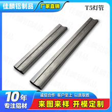 t5铝型材灯管配件挤压 铝型材开模挤压定制 佛山厂家挤压加工灯管