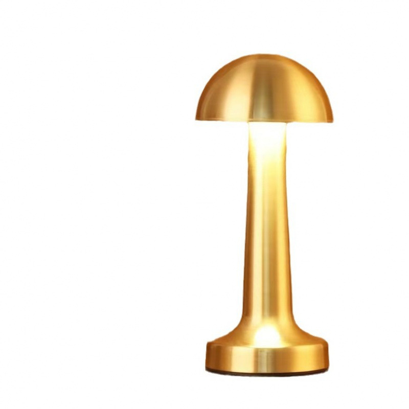 Bar de lámpara de escritorio de halteres transfronterizas minimalistas metálicas pequeñas luces nocturnas atmósfera de restaurante pequeño toque cabecera de cama led luz nocturna